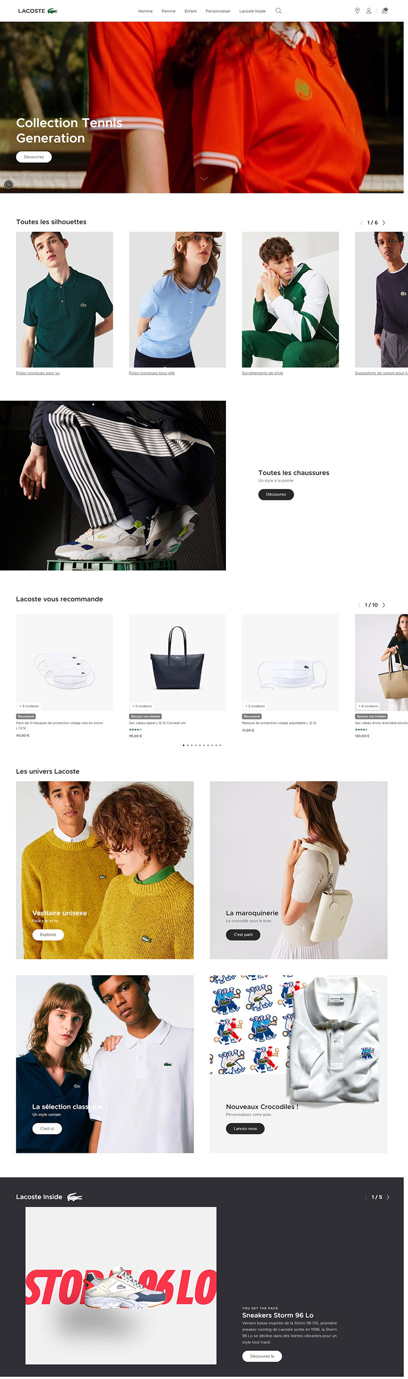 Lacoste FR  法国鳄鱼品牌服饰官网