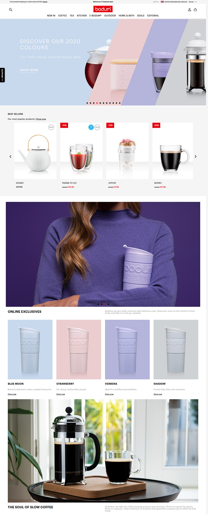 Bodum 东欧品牌咖啡器具茶具购物网站
