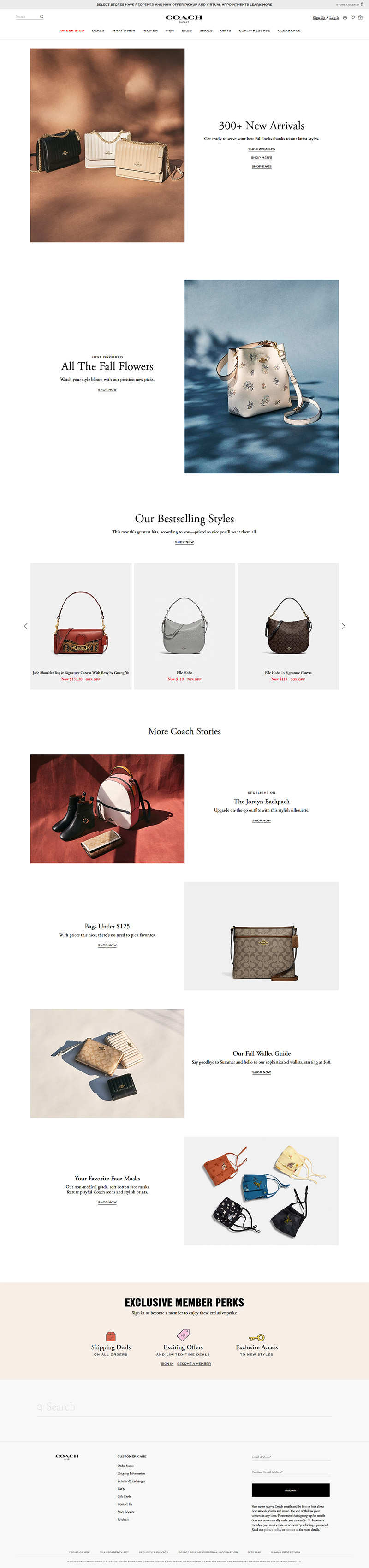 COACH OUTLET 蔻驰-美国奥莱店购物网站