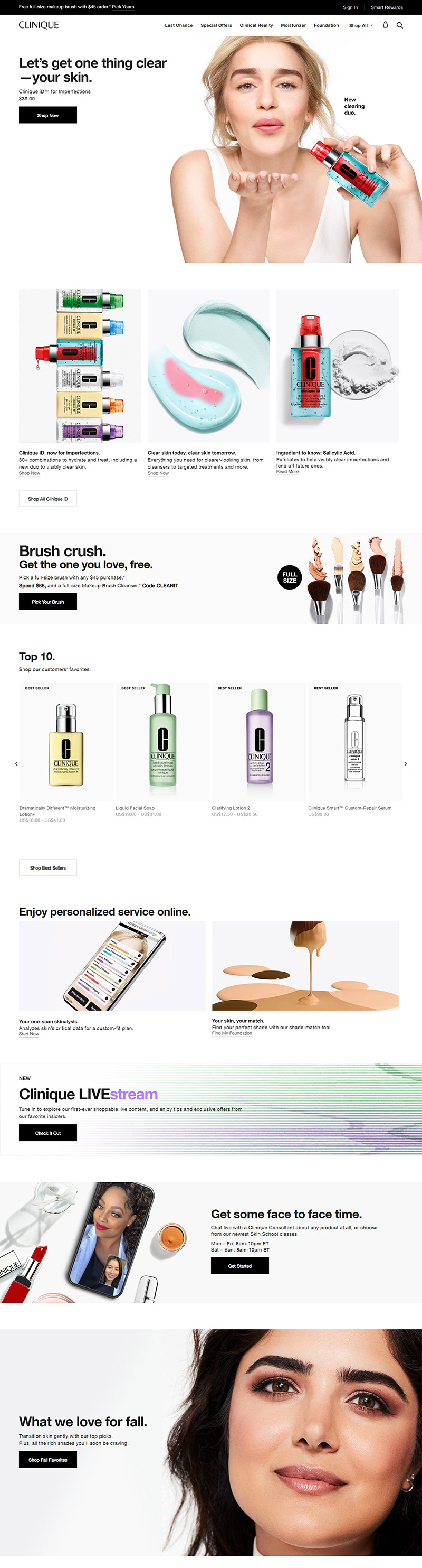 Clinique 倩碧美国官网