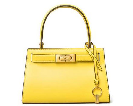 补货！Tory Burch新款Lee Radziwill手提包mini小号黄色款6折$298.8