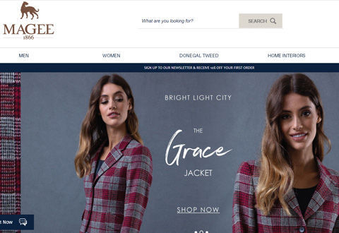 Magee1866 英国服饰品牌网站