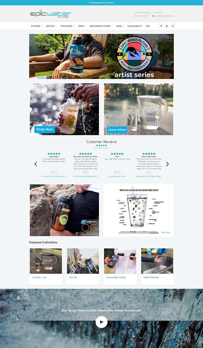 Epic Water 美国品牌滤水器海淘网站