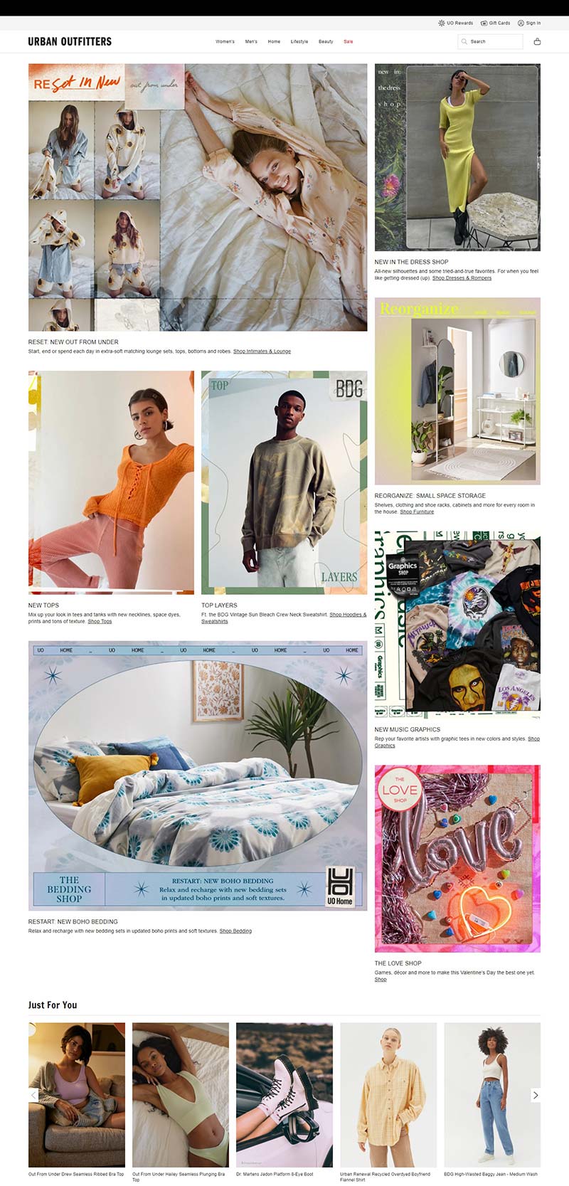 Urban Outfitters FR 美国居家服饰品牌法国官网