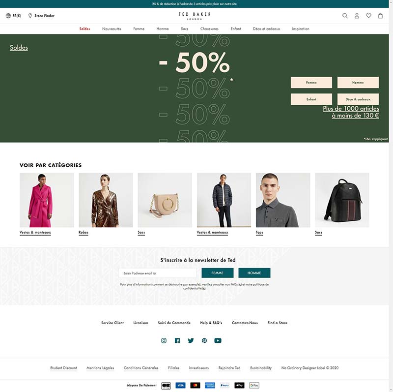 Ted Baker FR 英国时尚品牌服饰法国官网