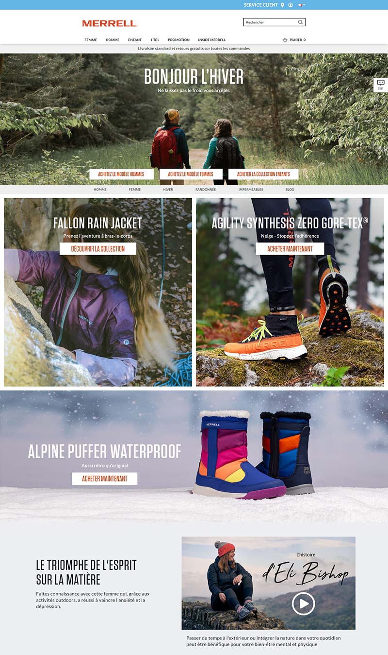 Merrell 迈乐-美国户外牛仔靴品牌法国官网