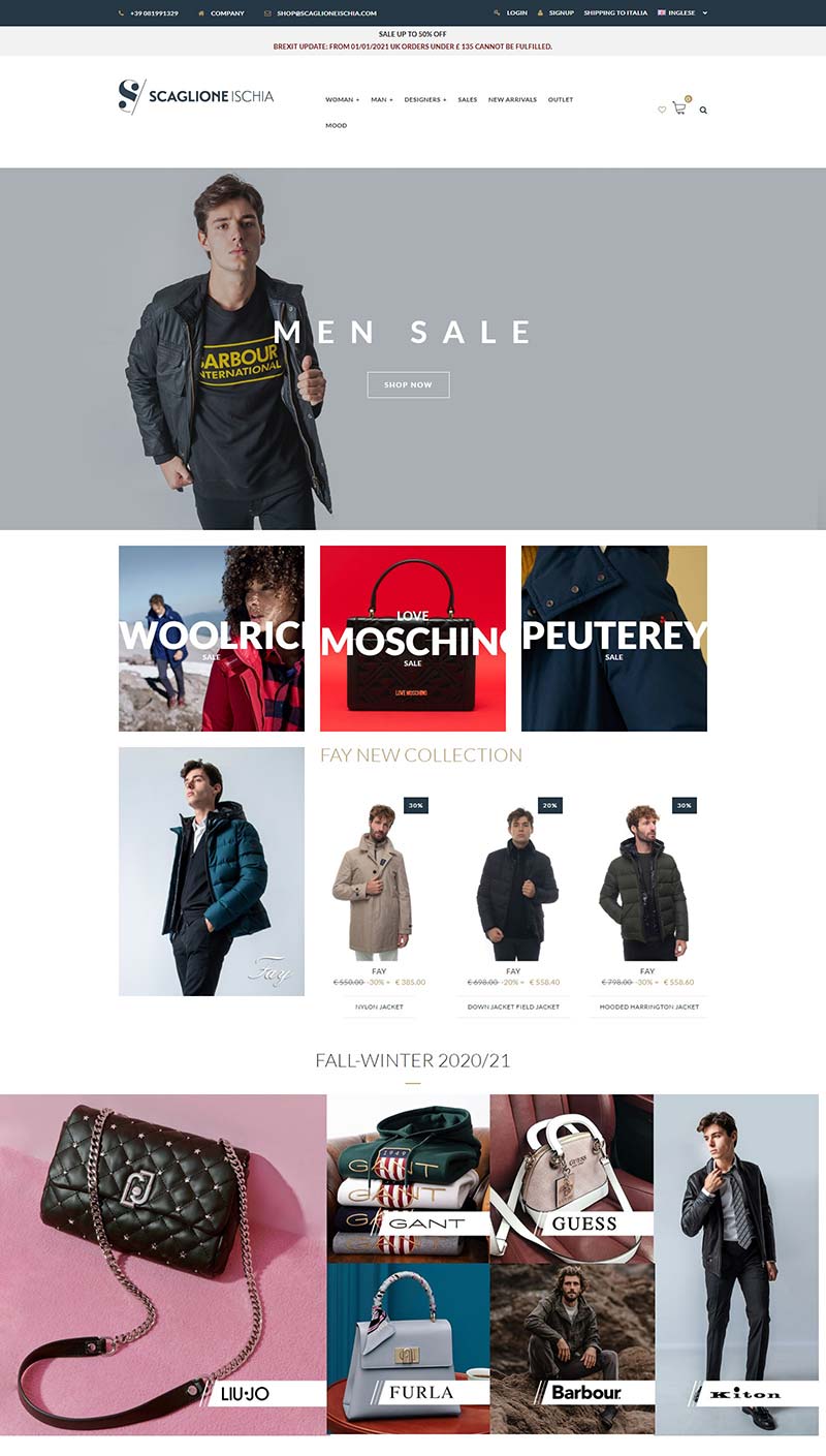 Scaglioneischia 意大利箱包服饰品牌海淘网站