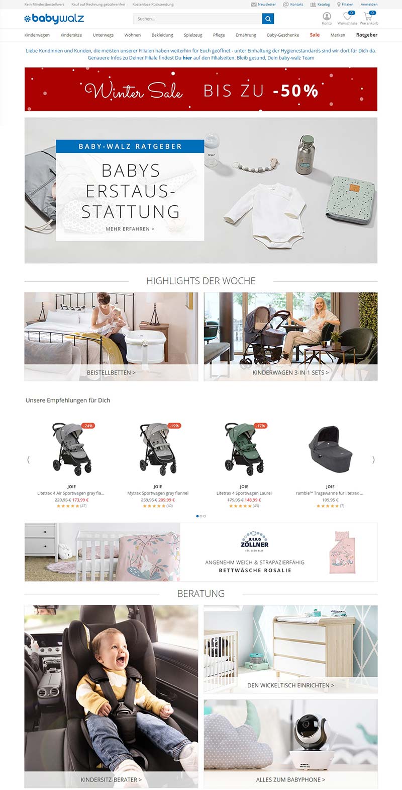 Babywalz 德国母婴用品海淘网站