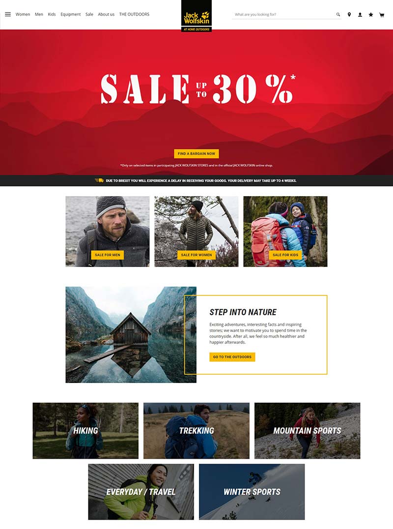 Jack Wolfskin UK德国户外冲锋衣英国官网
