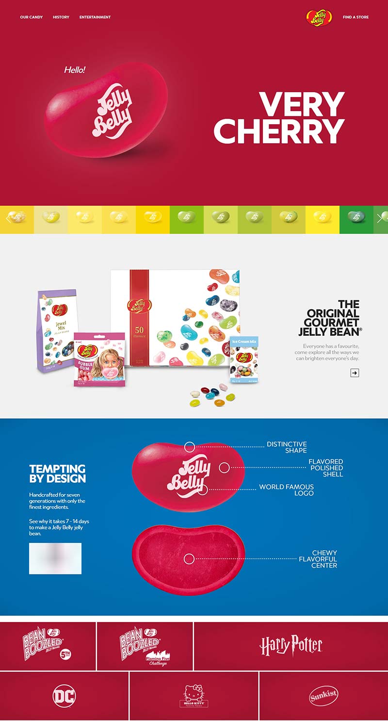 Jelly Belly 美国糖果品牌购物网站