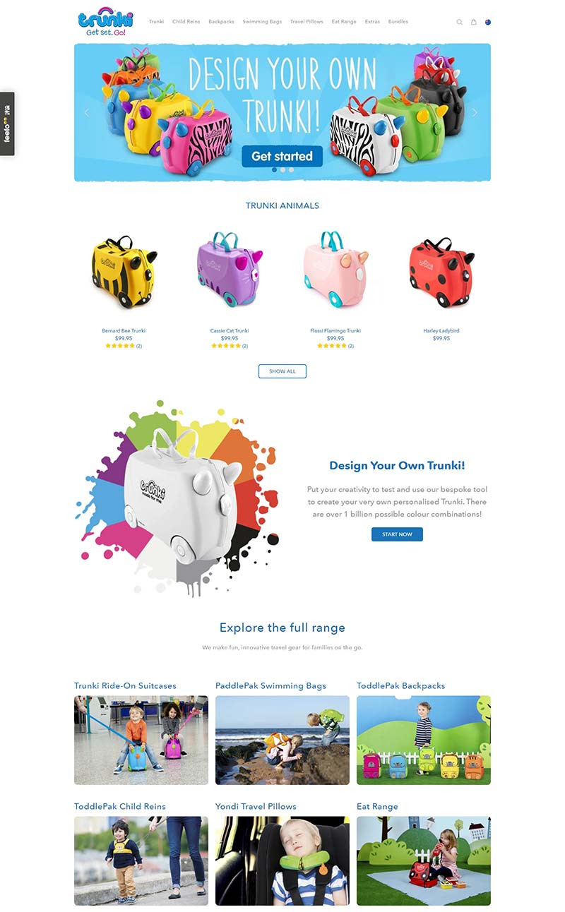 Trunki AU 英国儿童箱包澳大利亚官网