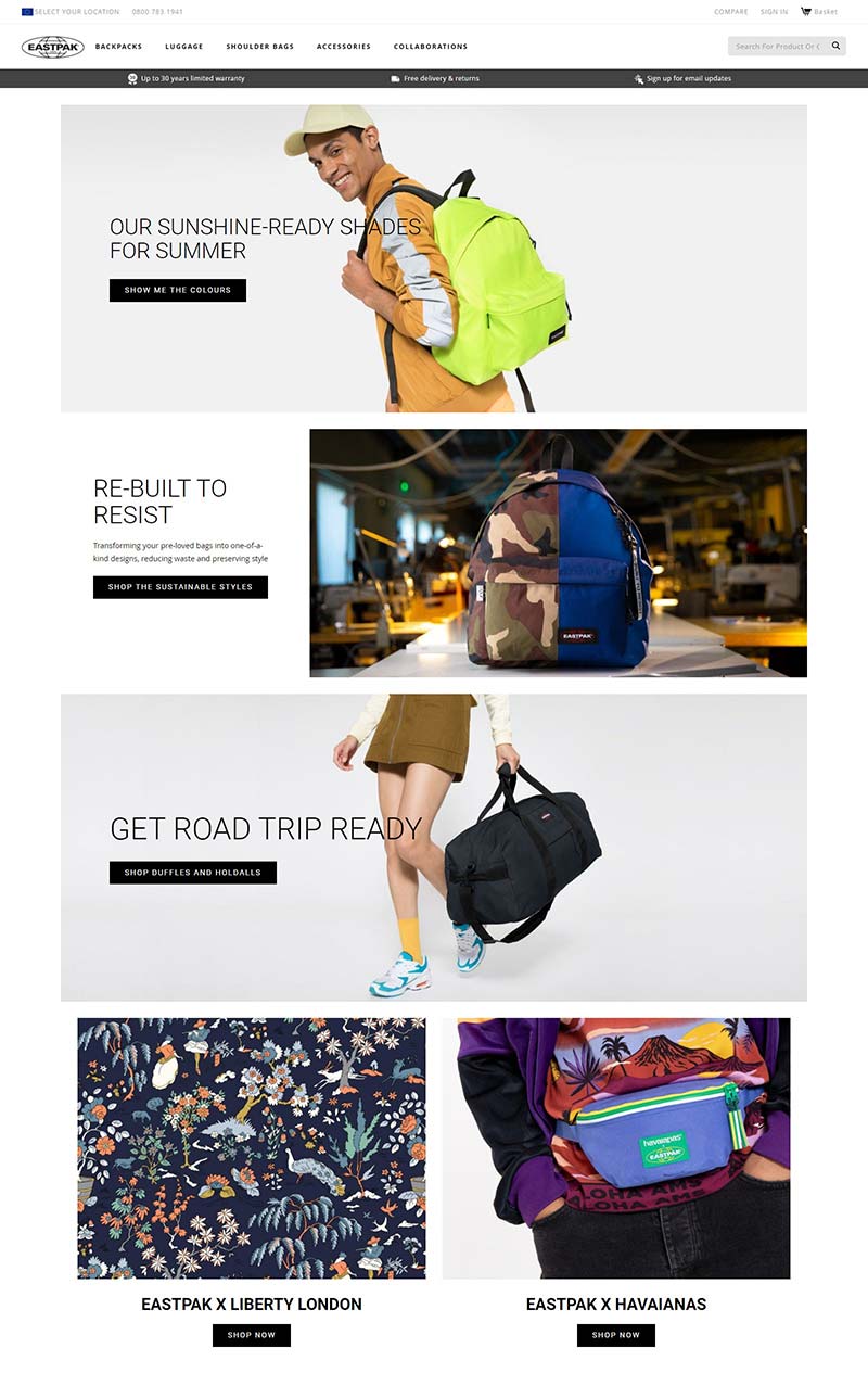 EASTPAK 依斯柏-美国专业包包品牌网站