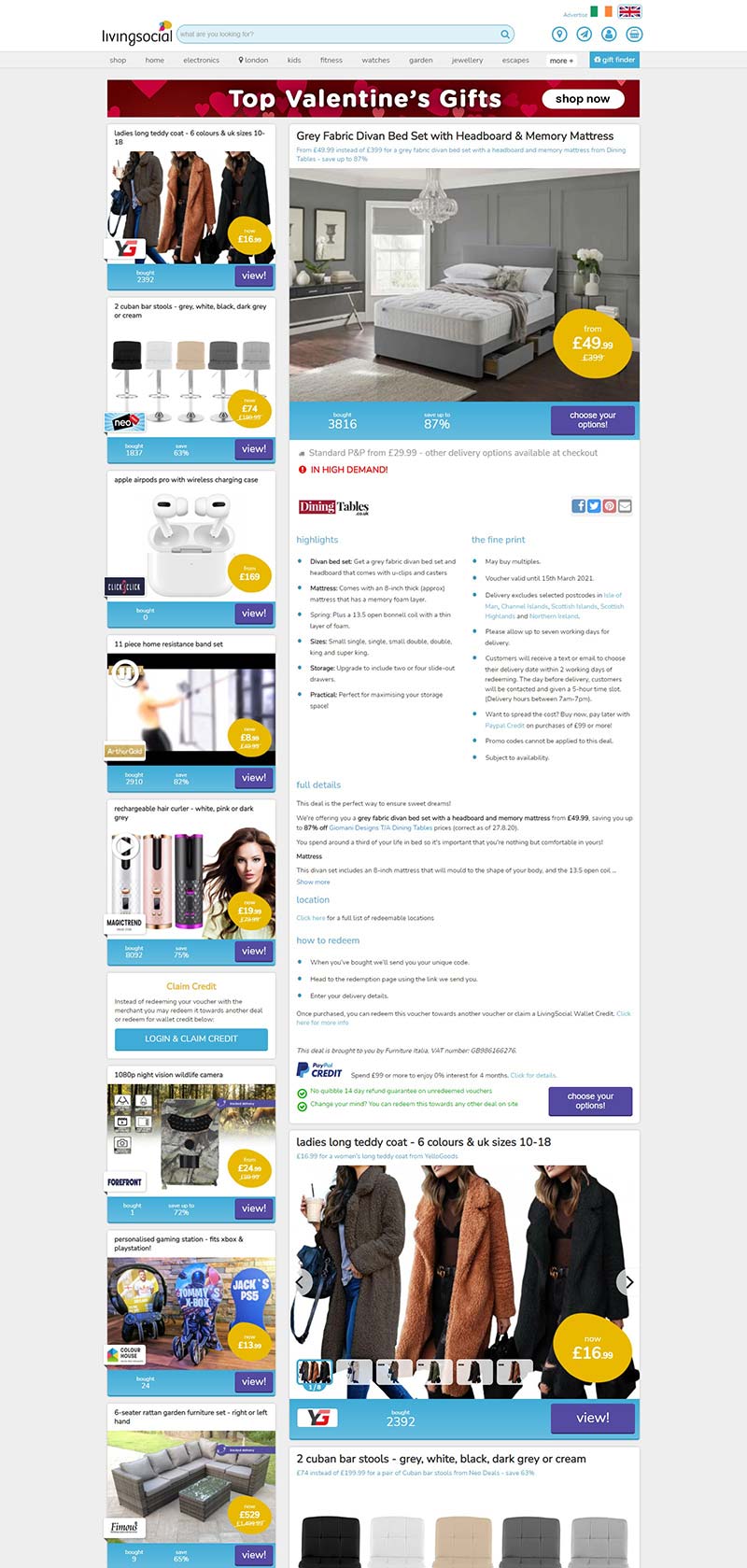 LivingSocial UK 美国团购折扣英国网站