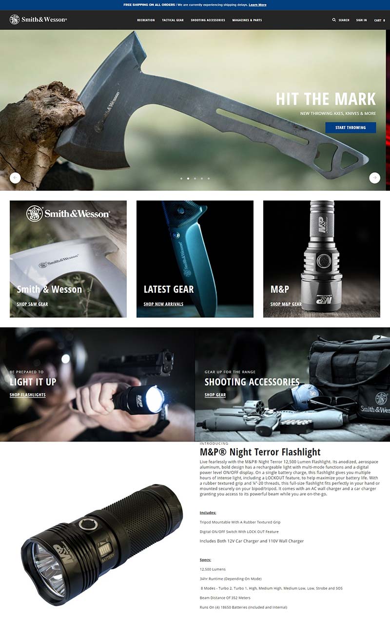 Smith & Wesson 史密斯威森-美国户外军事装备购物网站