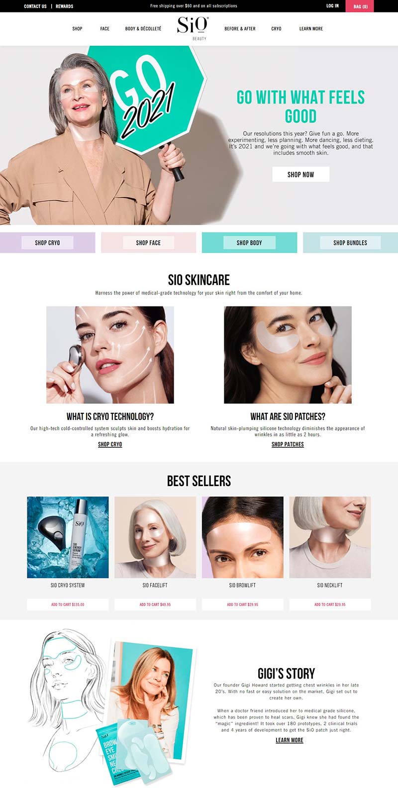 SiO Beauty 美国防衰老护肤品购物网站