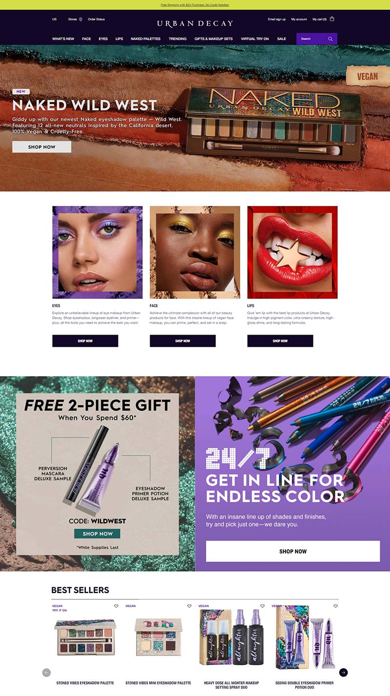 Urban Decay 衰败城市-美国时尚彩妆品牌网站