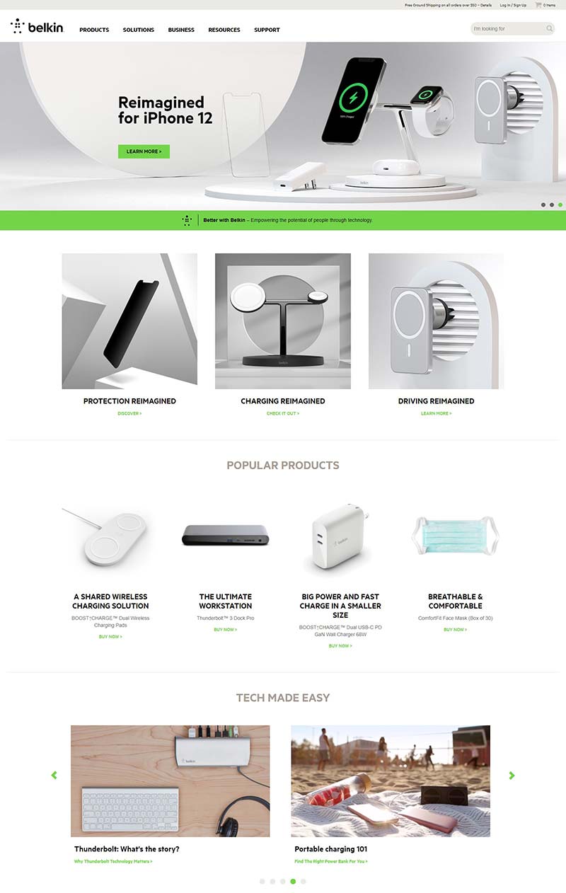 Belkin 美国数码周边产品海淘网站