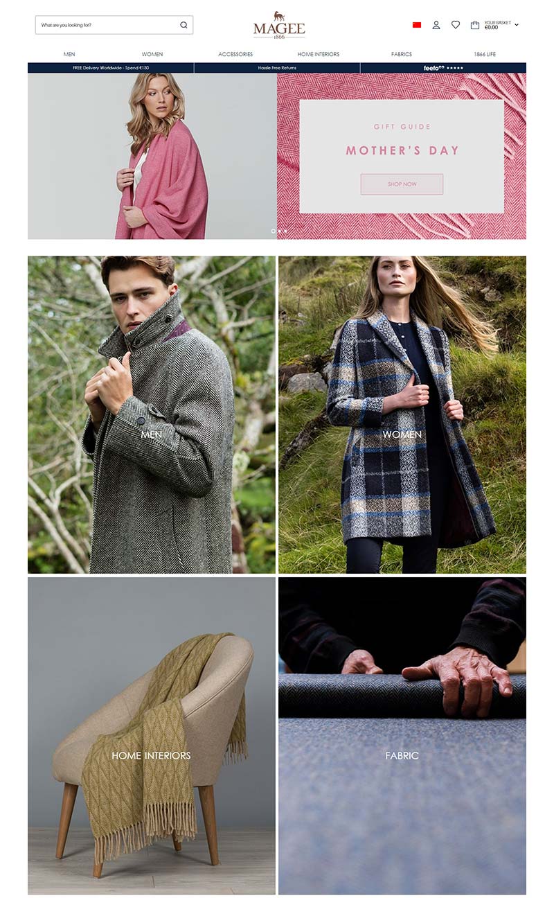 Magee 1866 英国品牌服饰购物网站