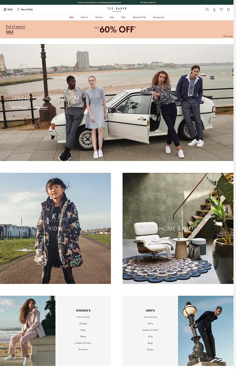 Ted Baker NL 英国时尚品牌服饰荷兰官网
