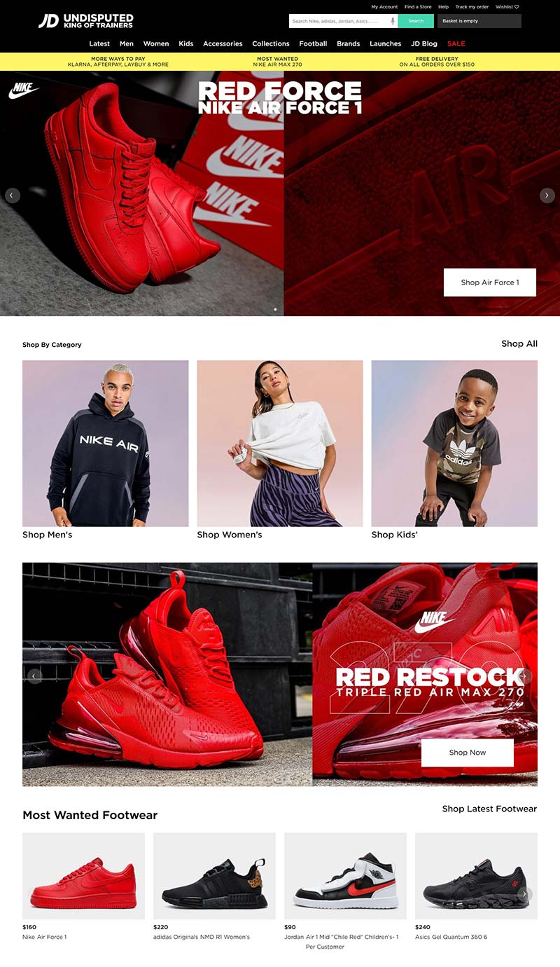 JD Sports AU 英国运动服饰品牌澳洲官网