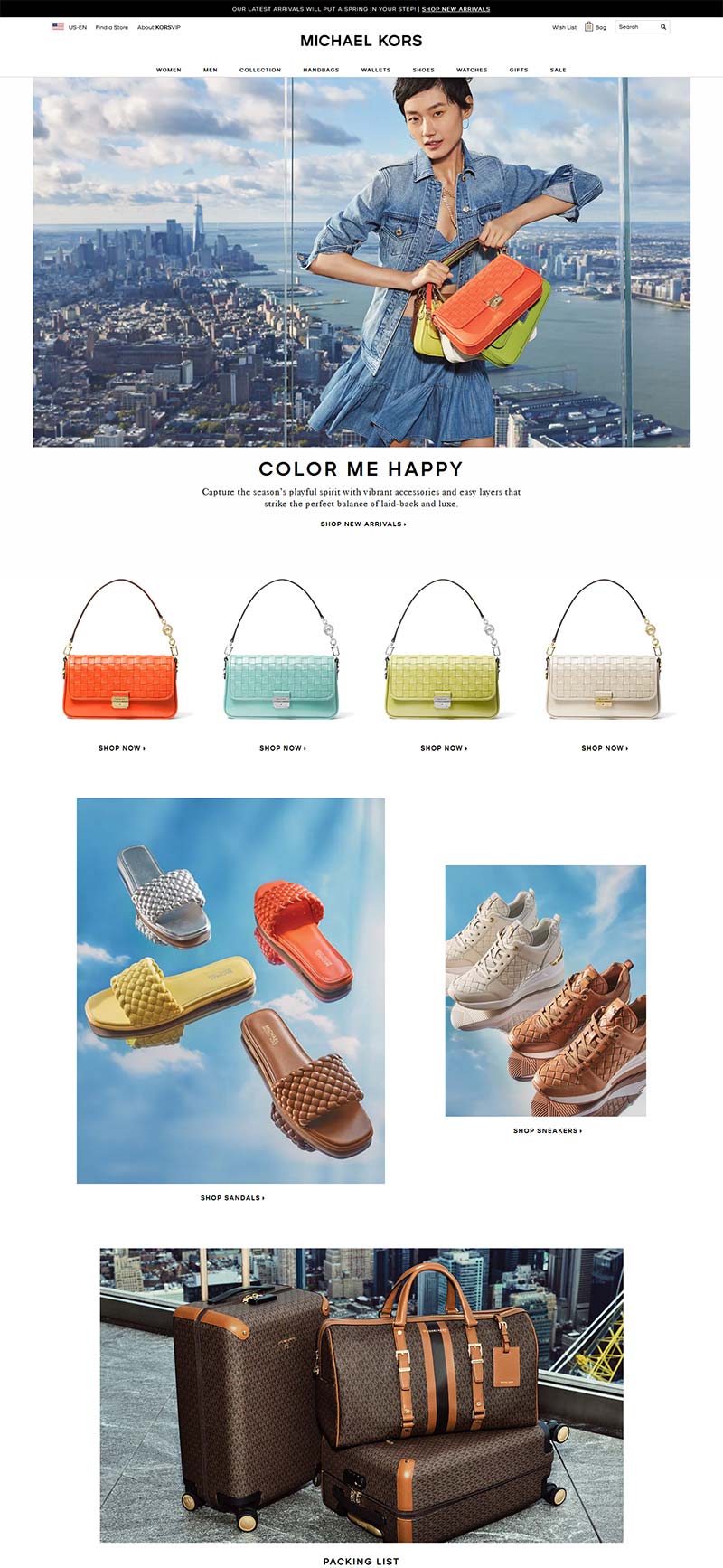 Michael Kors 迈克高仕-美国顶级百货品牌网站