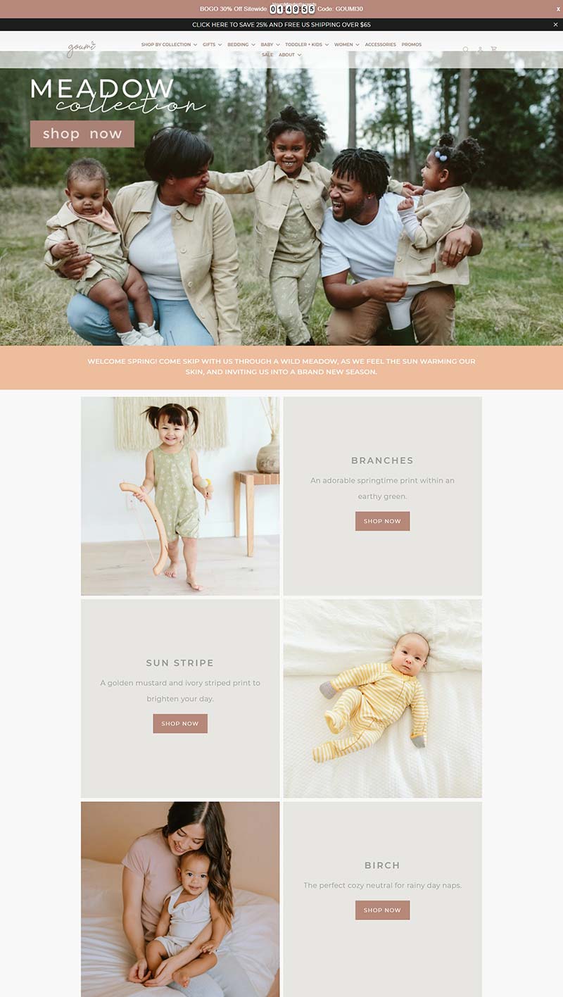 Goumi Kids 美国儿童服饰品牌购物网站