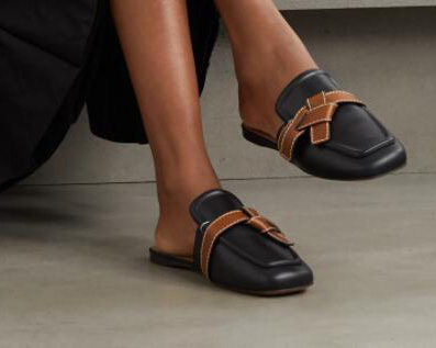 LOEWE Gate 明线双色皮革乐福鞋退税实付￡458.33
