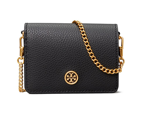 补货！Tory Burch Nano Walker 链条可斜挎钱包6折$106.8