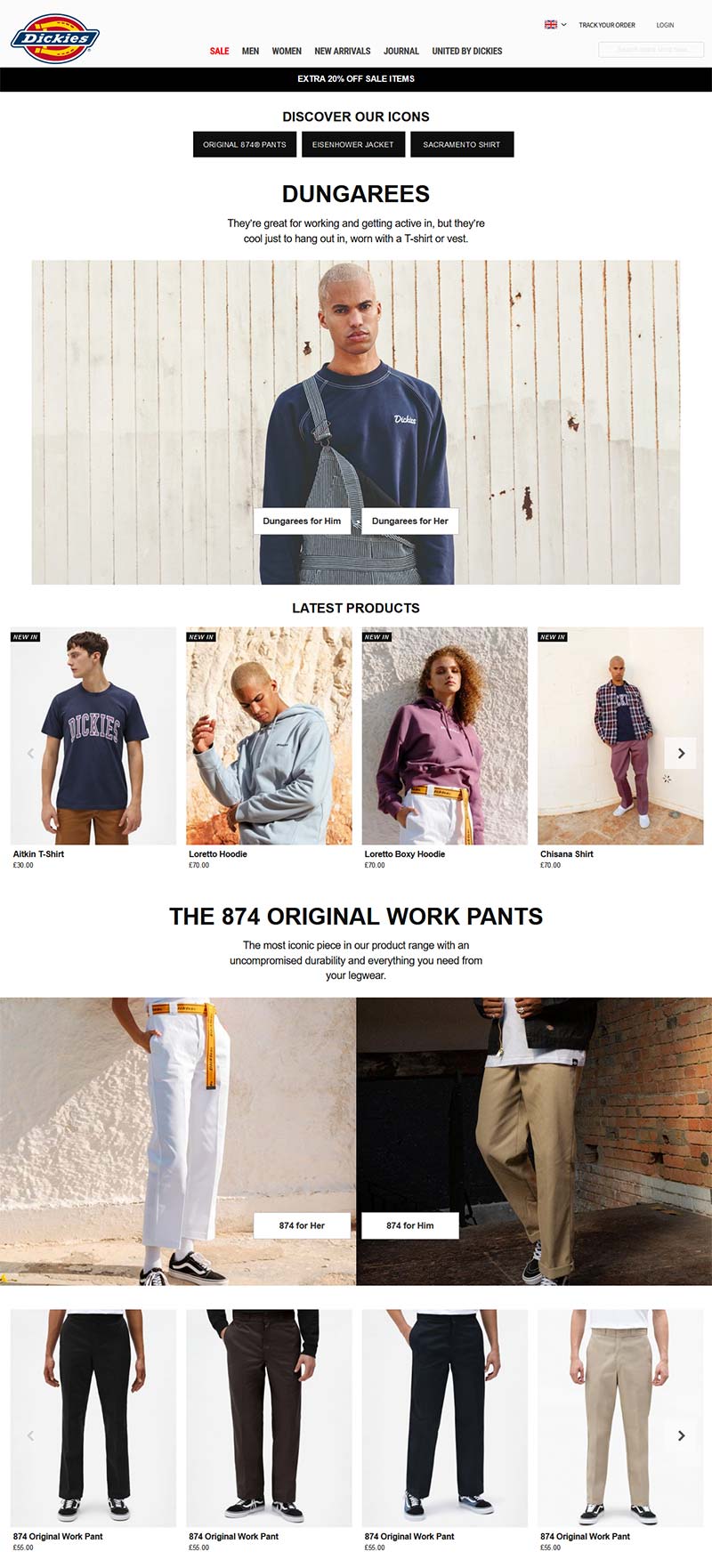 Dickies Life UK 帝客-美国休闲服饰品牌网站