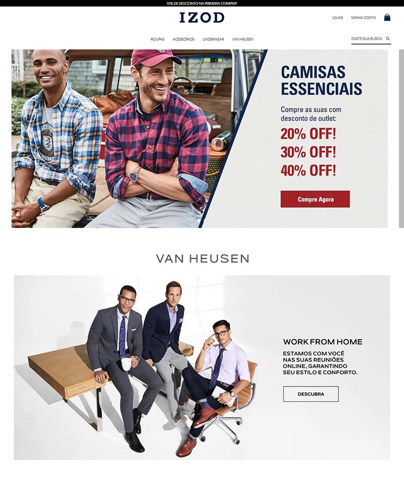 IZOD BR 美国品牌男装巴西官网