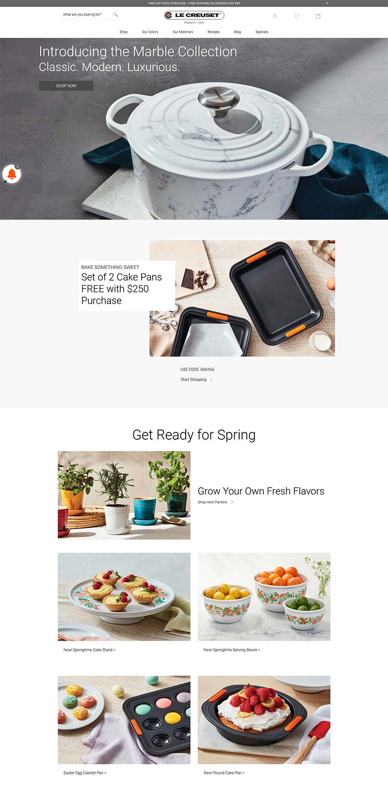 Le Creuset US 法国知名厨具品牌美国官网