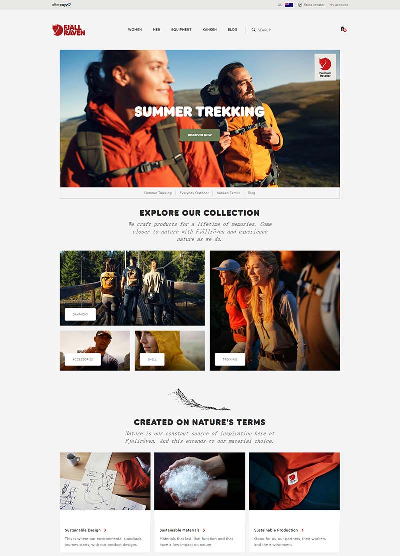 FJÄLLRÄVEN AU 北极狐-瑞典户外背包品牌澳大利亚官网