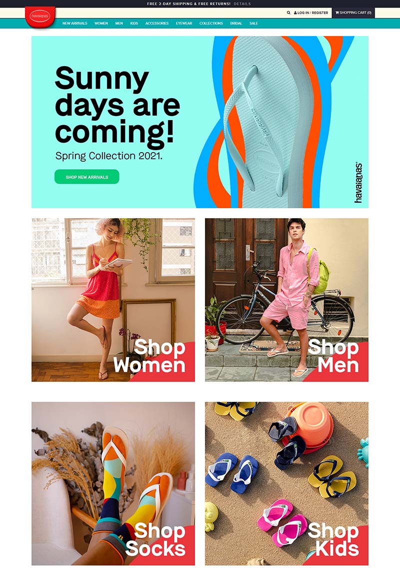 Havaianas US 哈瓦那-巴西人字拖品牌美国官网