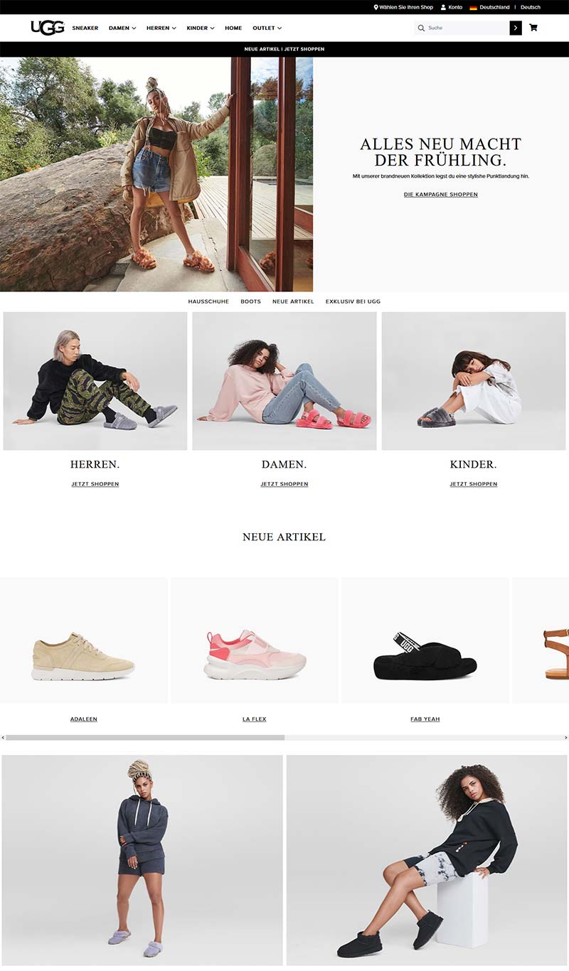 UGG DE 澳大利亚品牌鞋履德国官网