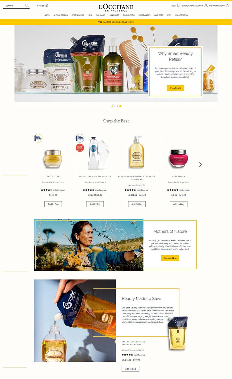 L'Occitane US 欧舒丹-法国天然身体护理品牌美国官网