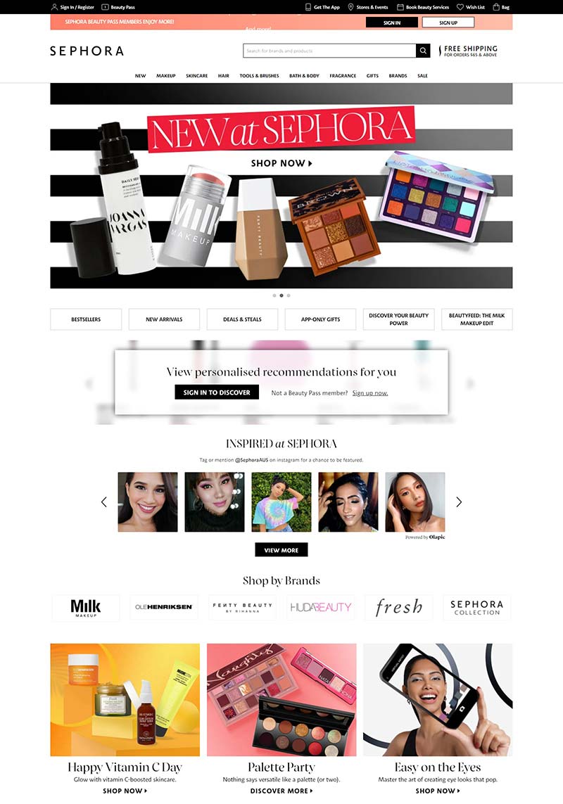 Sephora AU 丝芙兰澳洲官网