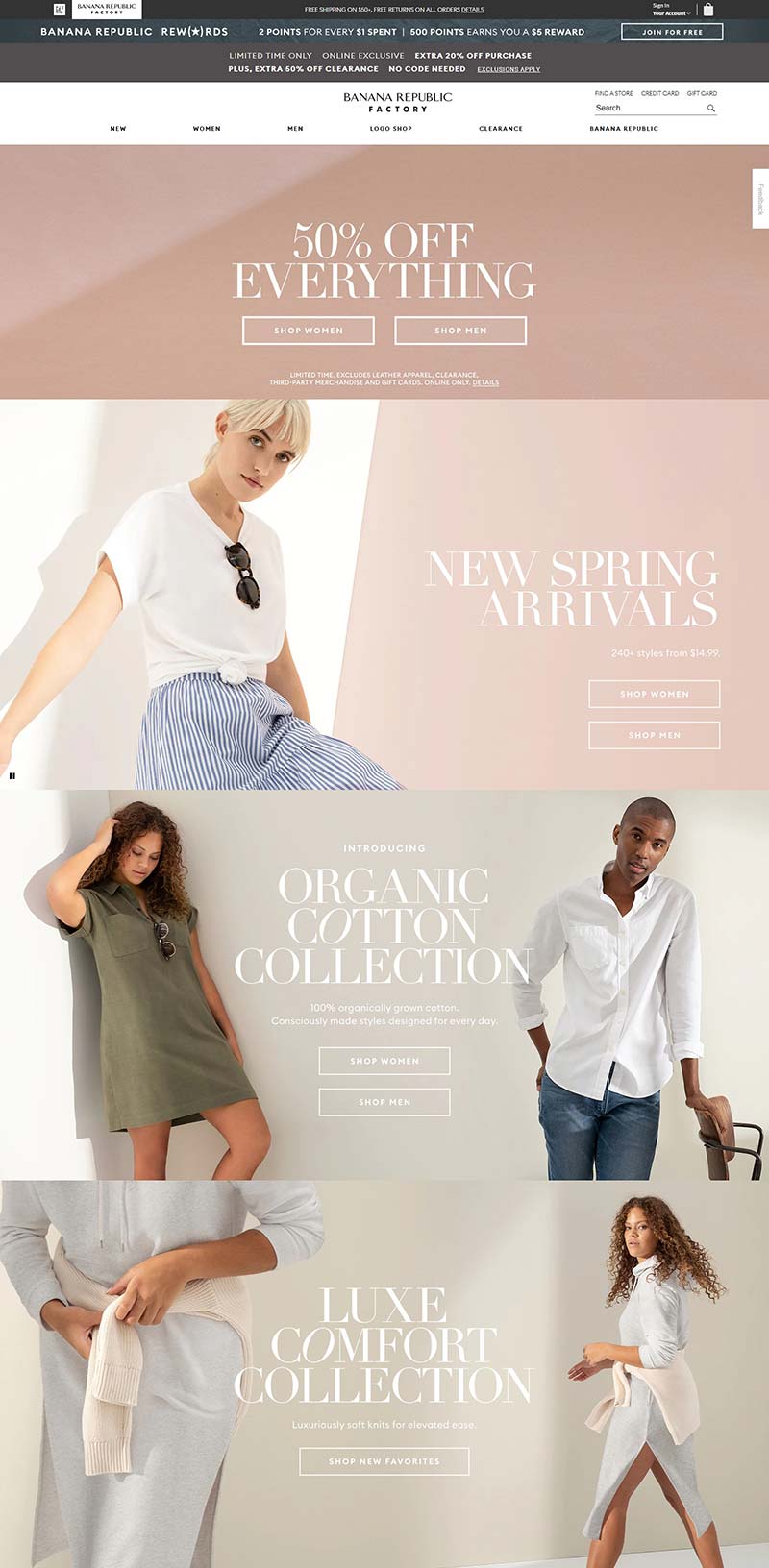 Banana Republic Factory 美国香蕉共和国工厂店官网