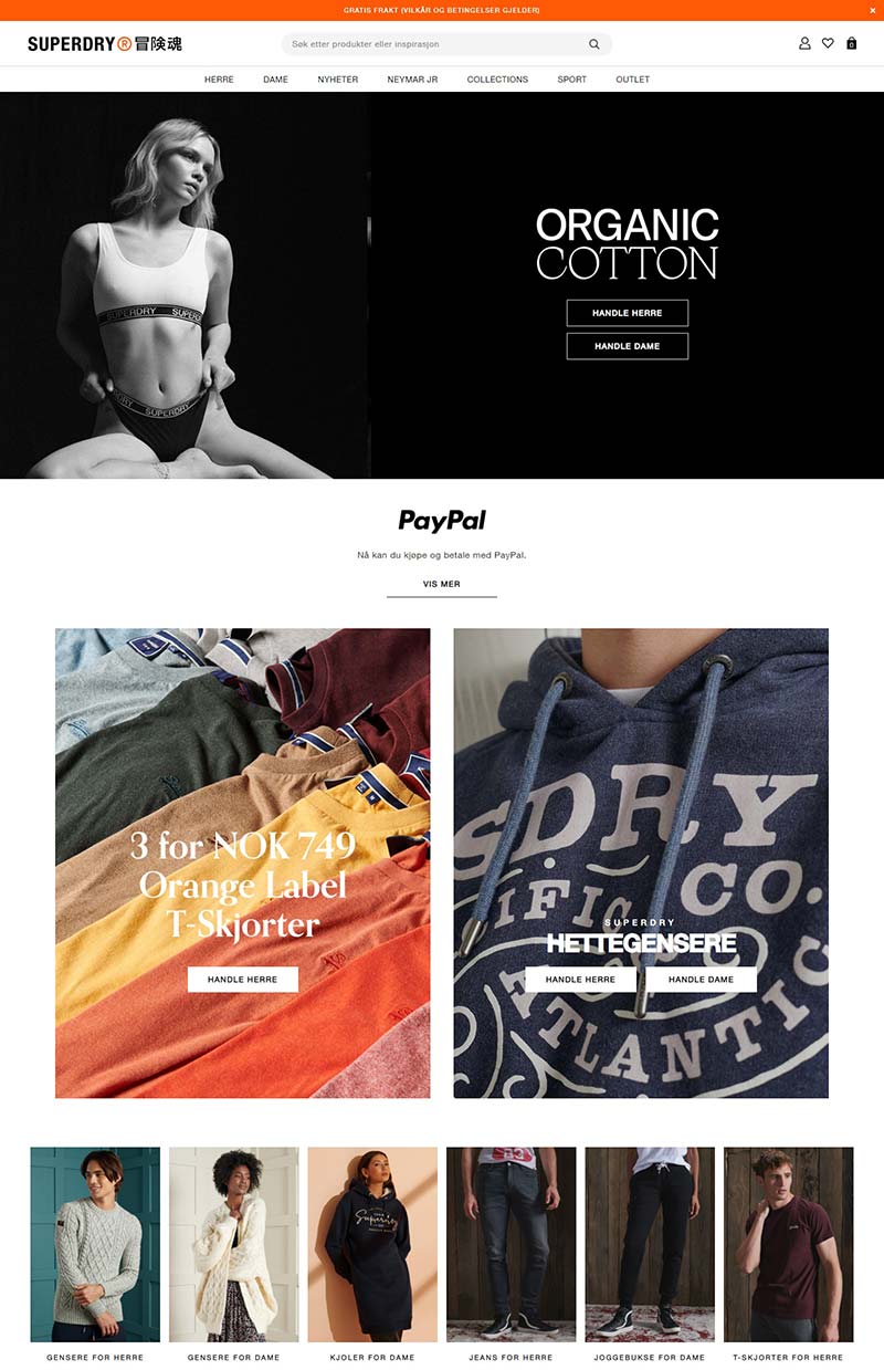 Superdry CA 英国极度干燥时尚服饰加拿大官网