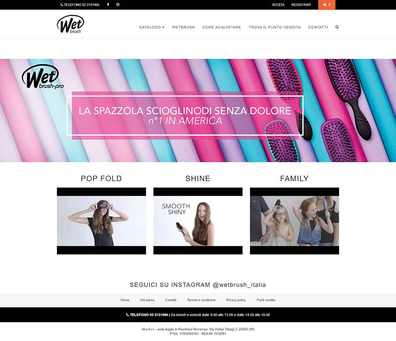 Wet Brush IT 美国维特魔法梳品牌意大利官网