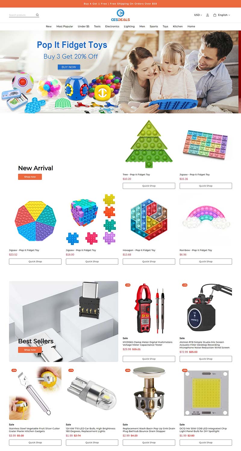 Ces deals 美国数码配件产品购物网站