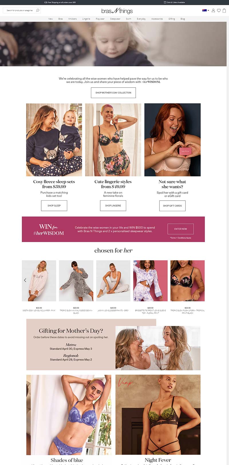 Bras N Things 澳大利亚时尚内衣品牌购物网站