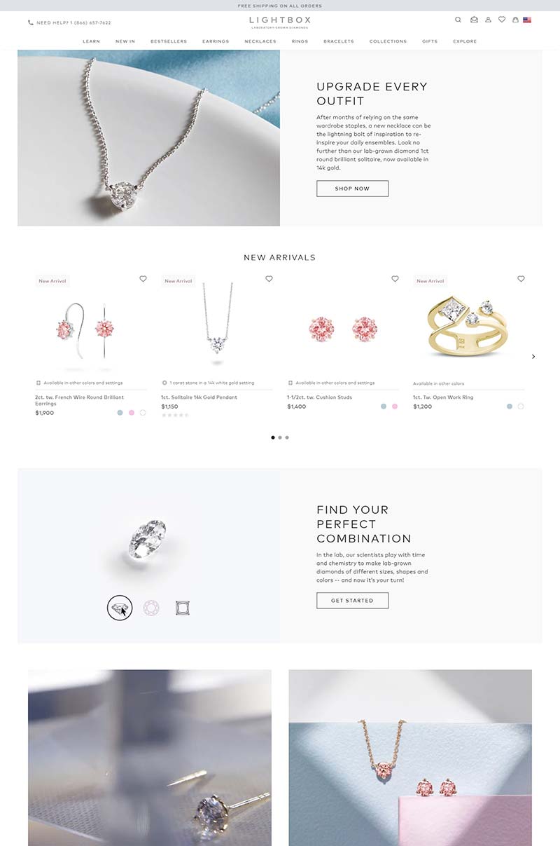 Lightbox Jewelry 美国珠宝饰品购物网站