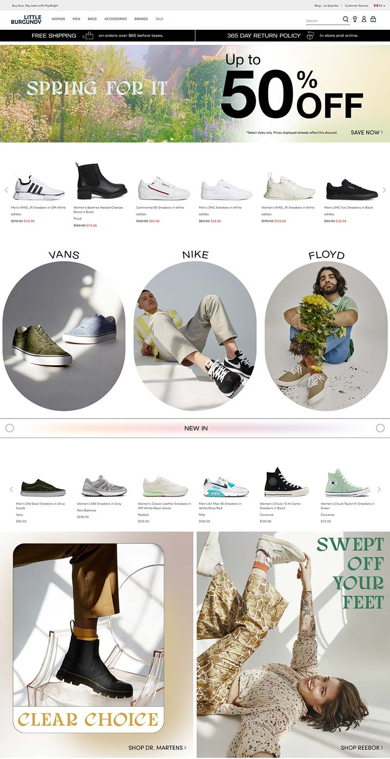 Little Burgundy Shoes 加拿大品牌鞋履购物网站