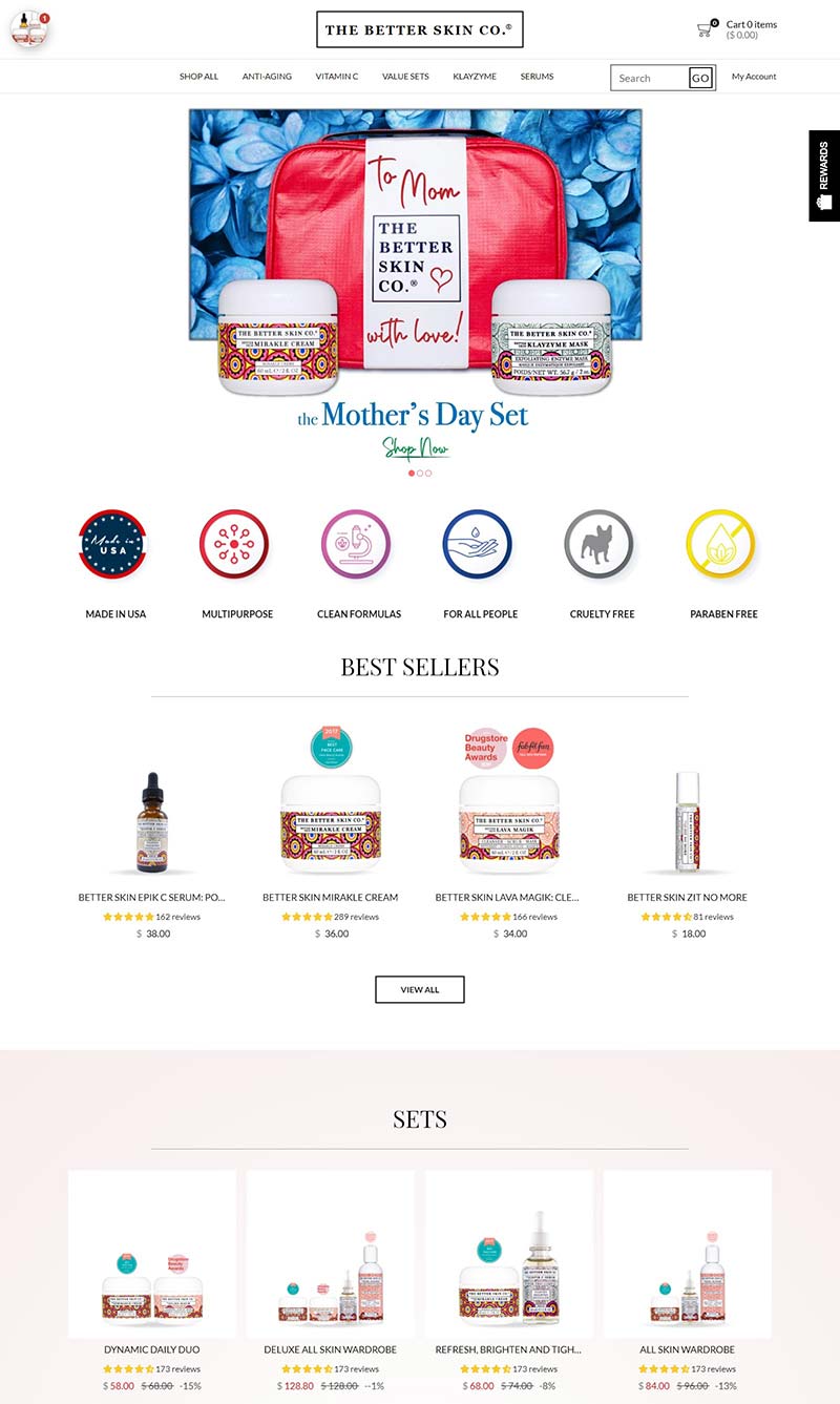 The better skin co 美国手工制作护肤品购物网站