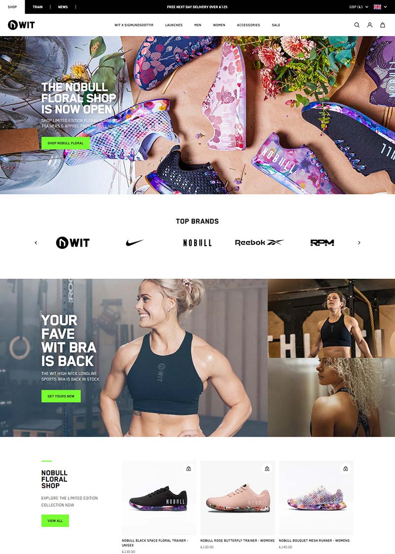 WIT Fitness 英国健身服饰及配件购物网站