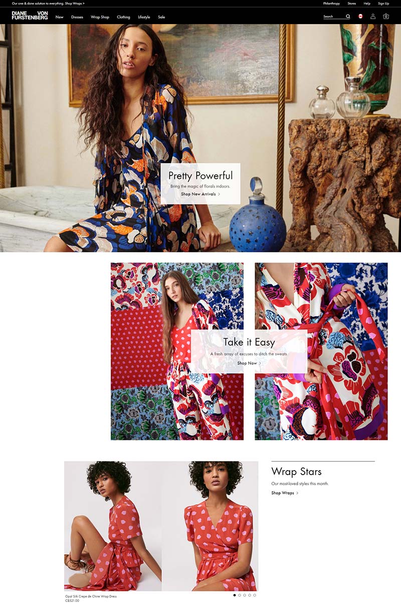 DVF UK 美国设计师时装品牌英国官网