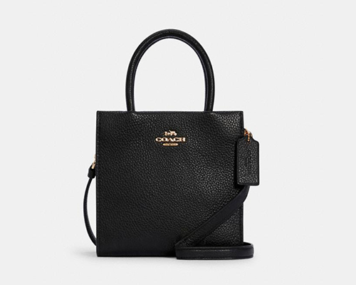 COACH蔻驰 mini cally 纯黑手提斜挎包 折后$152