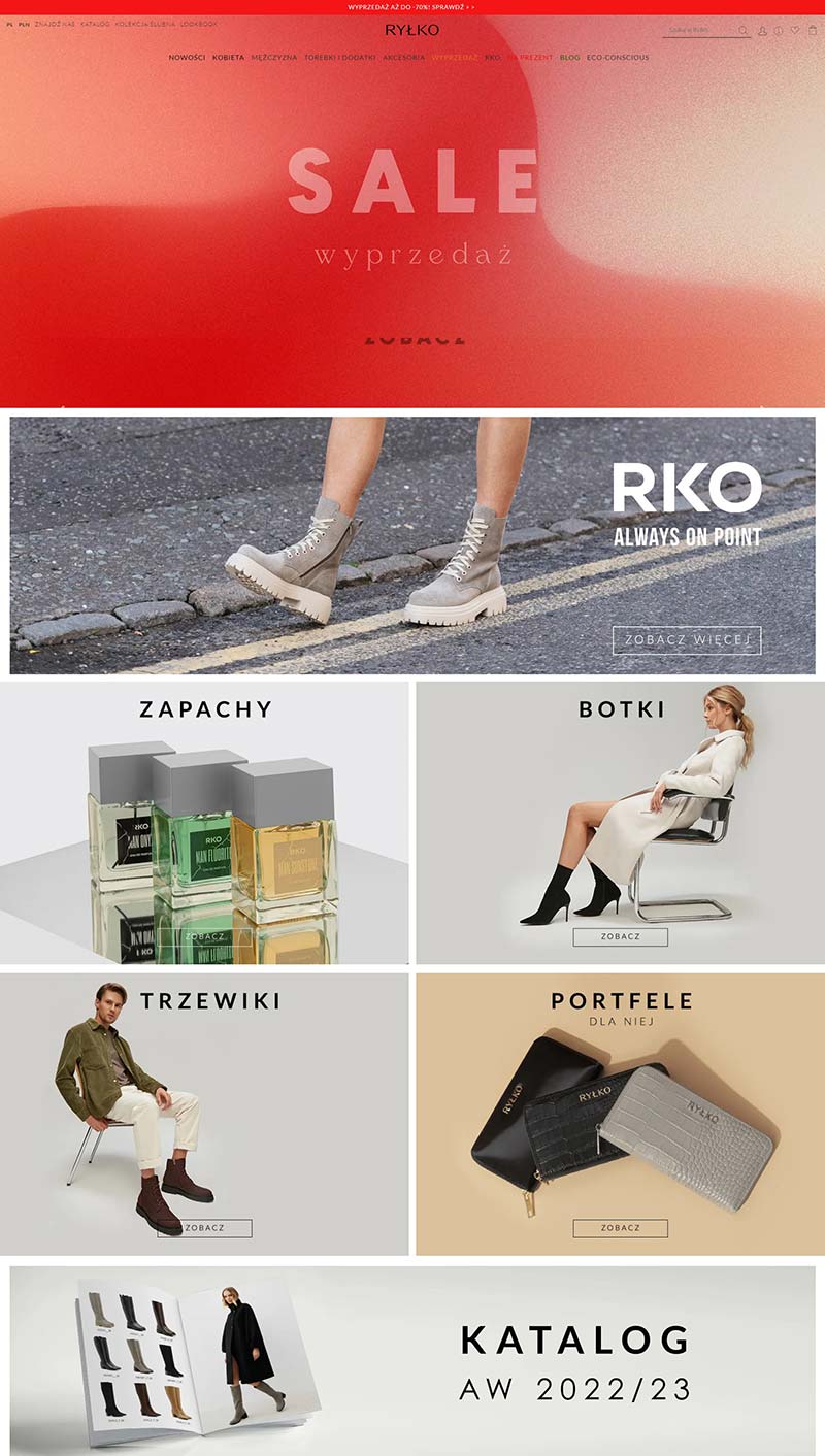 Ryłko 波兰时尚鞋履品牌购物网站