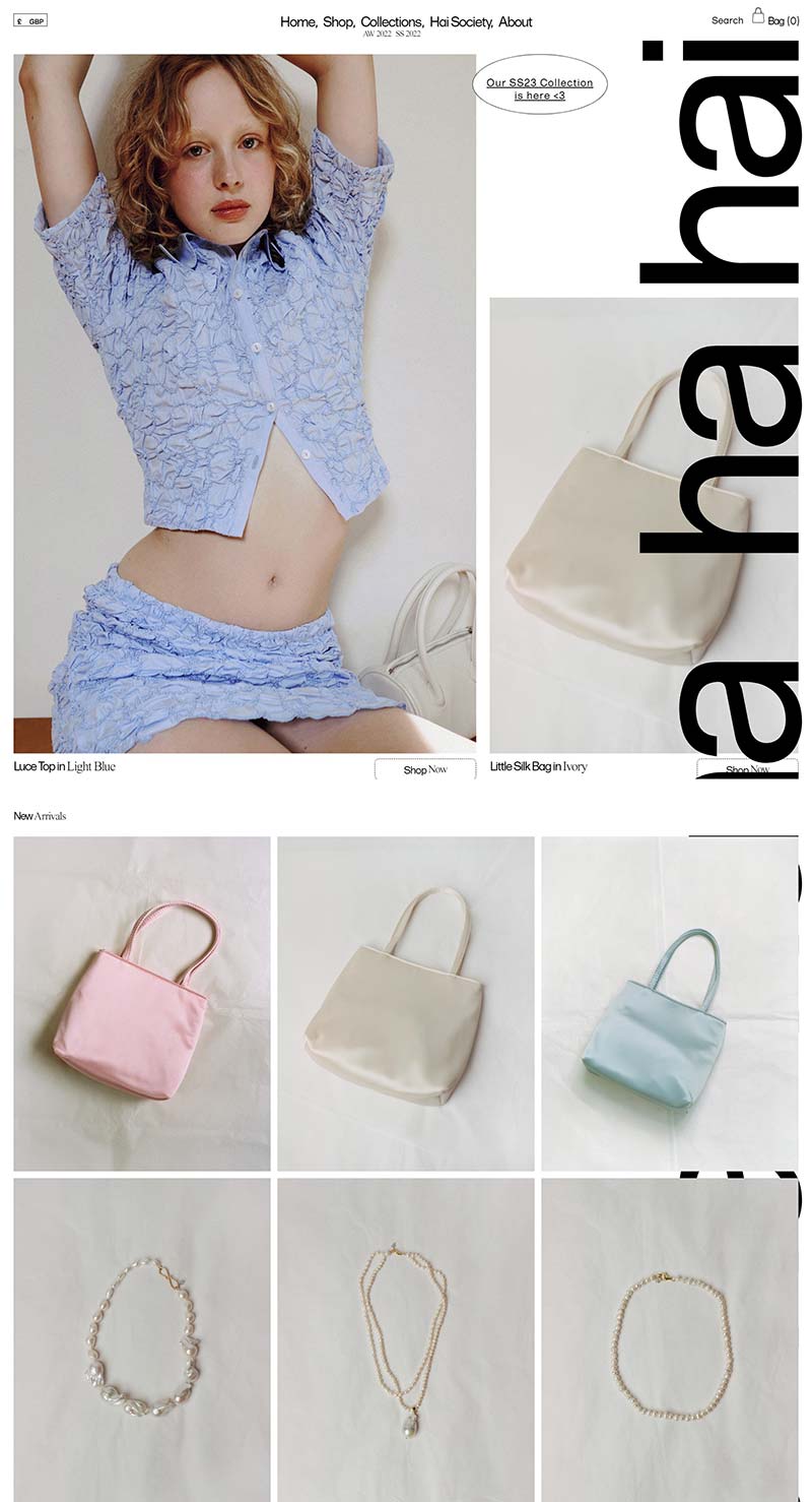 Home of Hai 英国时尚女性生活品牌购物网站