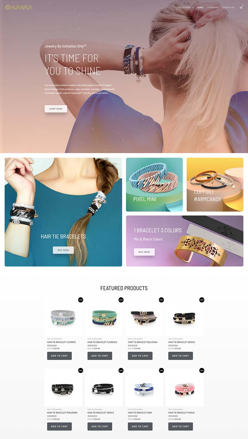 Aurarua Jewelry 美国珠宝饰品在线购物网站